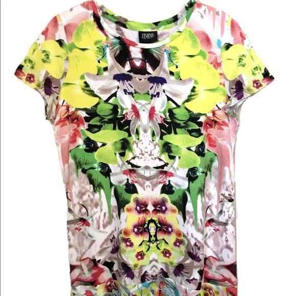 Prabal Gurung For Target Floral Print Shirt Dress M - Picture 2 of 12